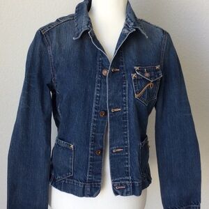 Vintage denim Jacket Made in USA future vintage